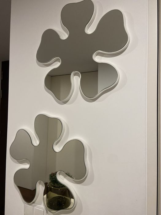 Espelhos trevo decorativos