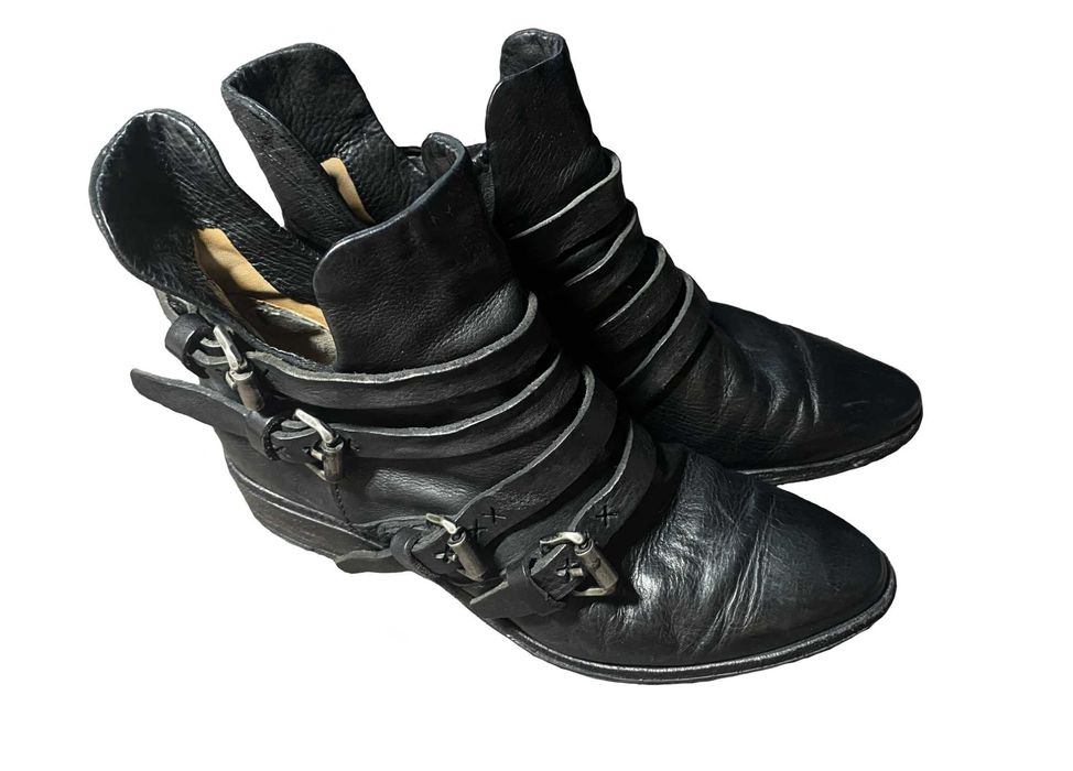 A.S.98 Archive Boots Shoes казаки черные dior saint laurent type