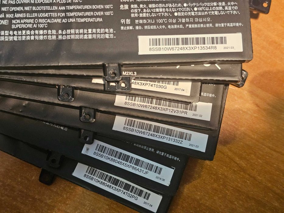 Батареї Lenovo та ін