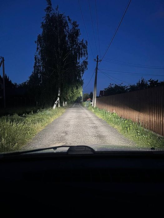 Би-лед Светодиодные линзы Bi-LED H4-H7 "2.5" 6000К 45-52Вт.