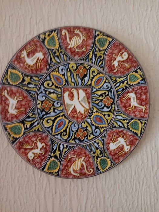 Prato antigo decorativo pintado à mão