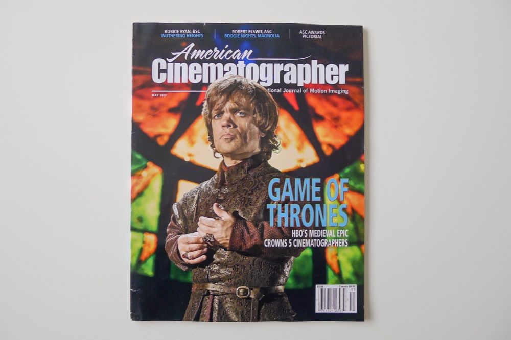 Revistas American Cinematographer - 2012