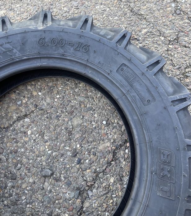 Шина  BKT 6.00-16 - 6PR AS504! Резина для трактора!