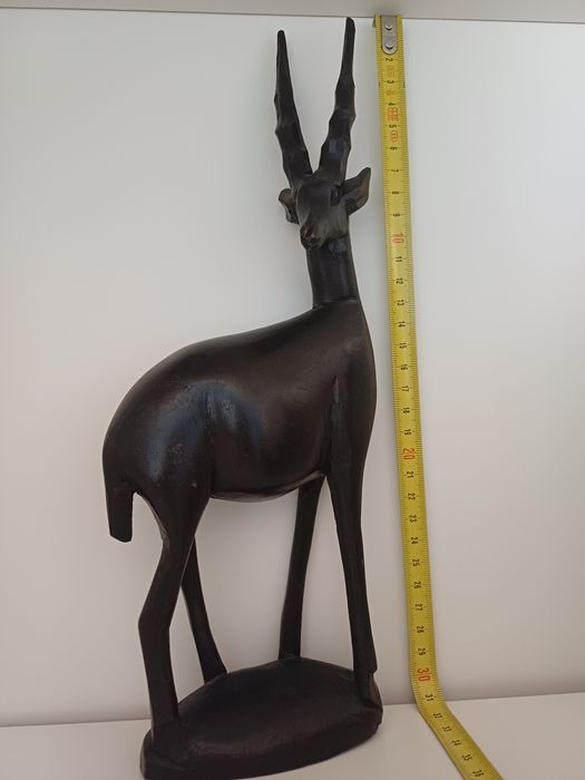 Estatua escultura madeira arte africana