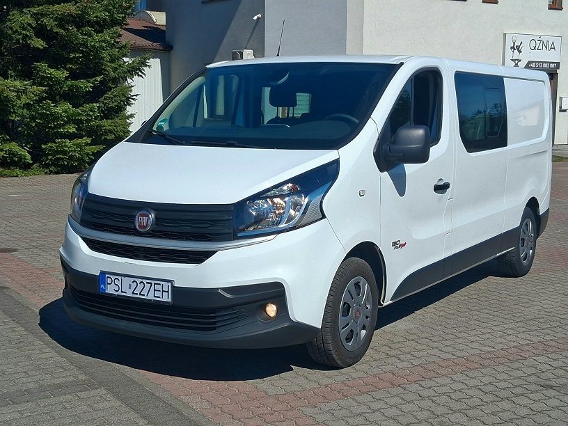 Fiat 1.6 121KM DOKA Long Długi DOKA Brygadówka 6osób Klima Navi Kamera  Brygadówka DOKA Doppell Kabina 6 osób Długi LONG