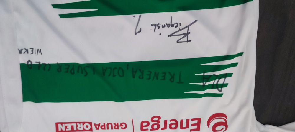 Koszulka Lechii Gdańsk z autografem