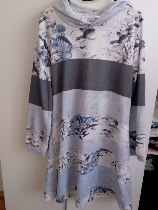 Sukienka XL niebieska