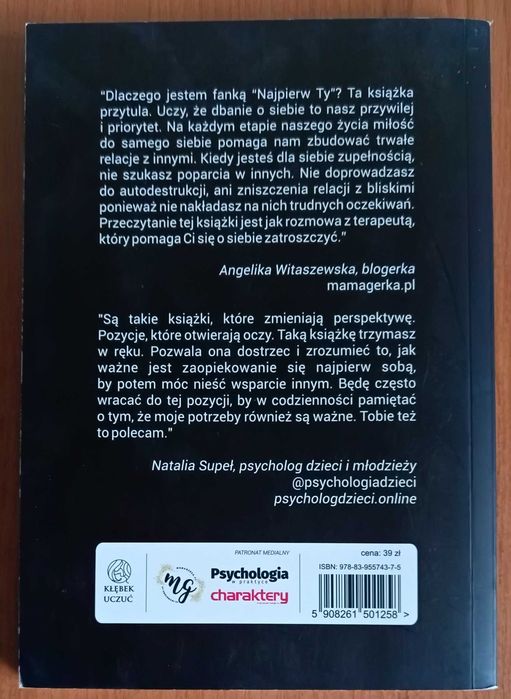 Klaudia Tokarz-Laska "Najpierw Ty" z autografem