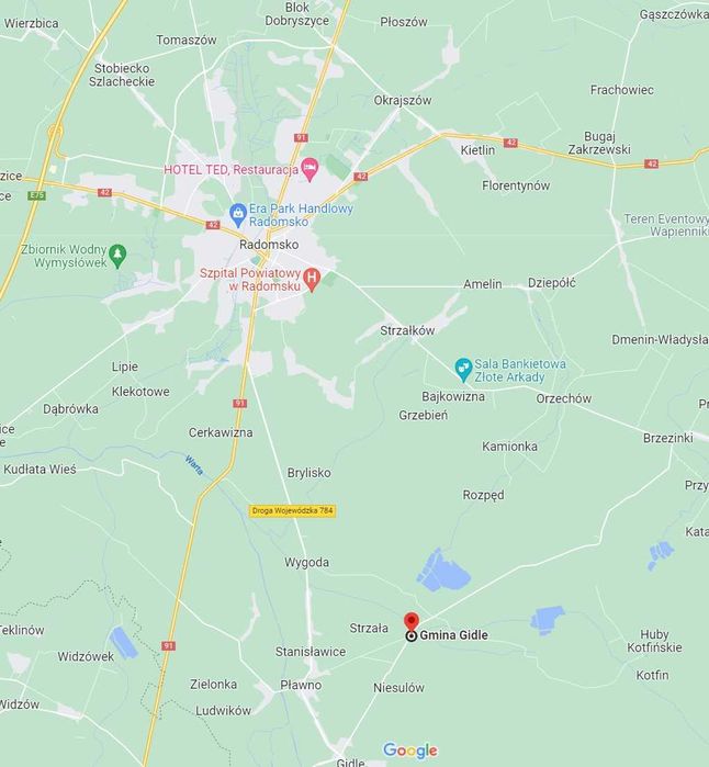 Działka budowlana 5000 m2 pod dom i własny staw | Zagórze k/ Radomska