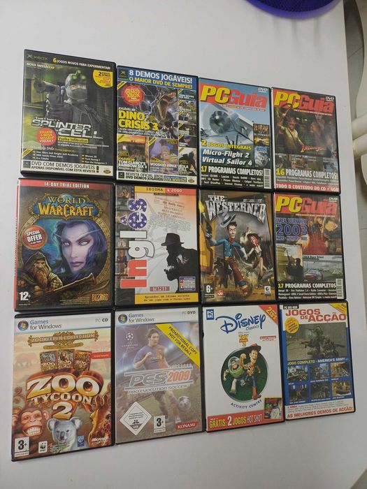 Jogos para PC DVD-ROM 12 unidades