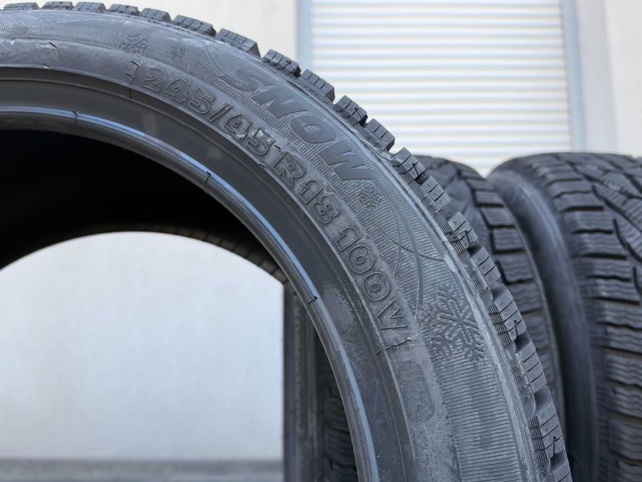 4szt zimowe 245/45R18 Kormoran Snow 100V XL Prod. 2026 rok! 5lat gwarancji