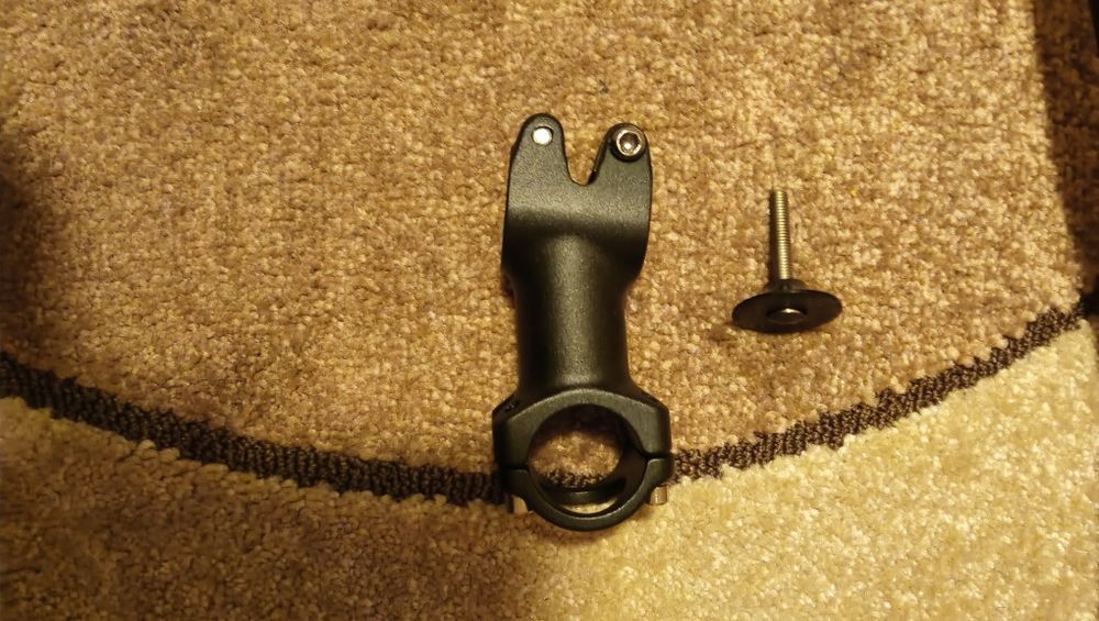 Kierownica gięta +mostek 70mm