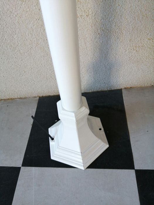 Candeeirode jardim exterior 120cm aluminio novo