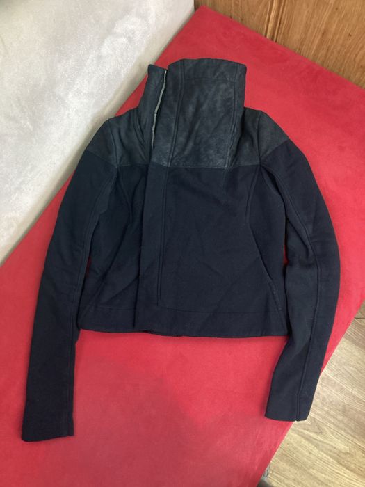 Куртка Rick Owens оригінал косуха кожа шерсть gaultier