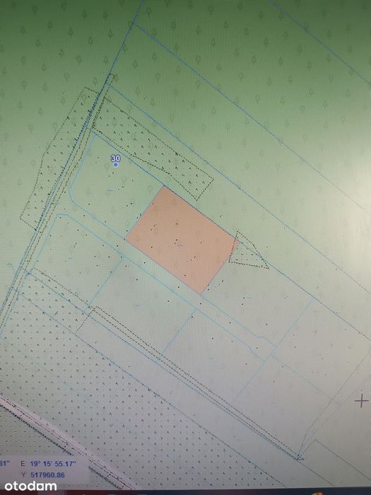 Działka budowlana 2250 m² blisko lasu