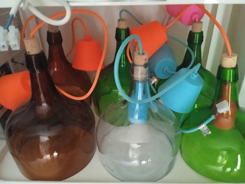 Garrafões candeeiros