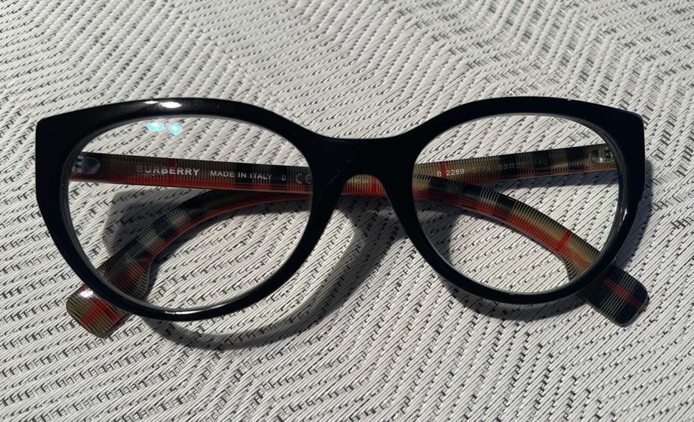 Okulary / oprawki - damskie Burberry jak nowe czarne