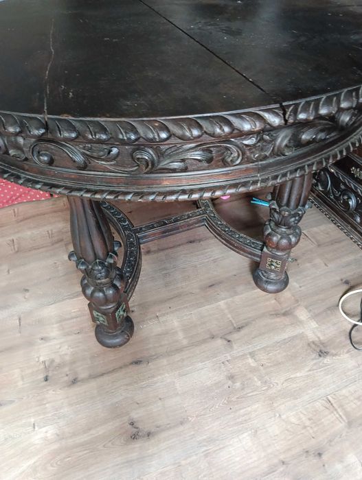 mesa de jantar madeira antiga