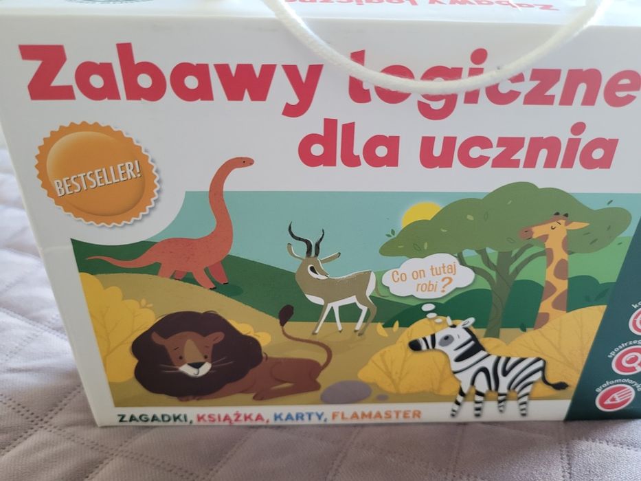 Zestaw gier, puzzli i zabawek edukacyjnych