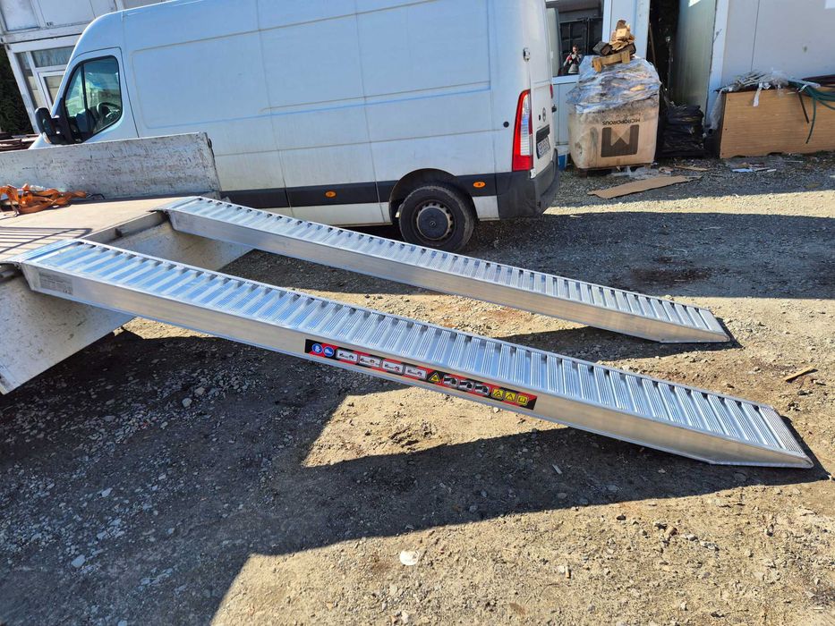 Najazdy aluminiowe 3m/3700kg / Duży wybór, dostawa, włoska jakość