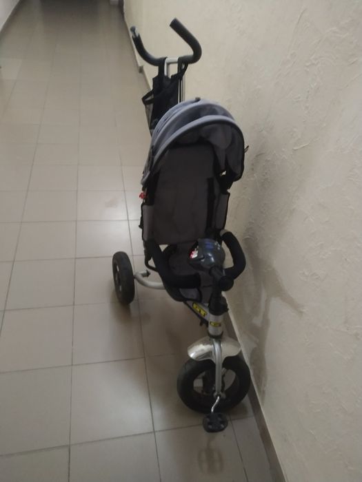 Детский велосипедик с родительской ручкой