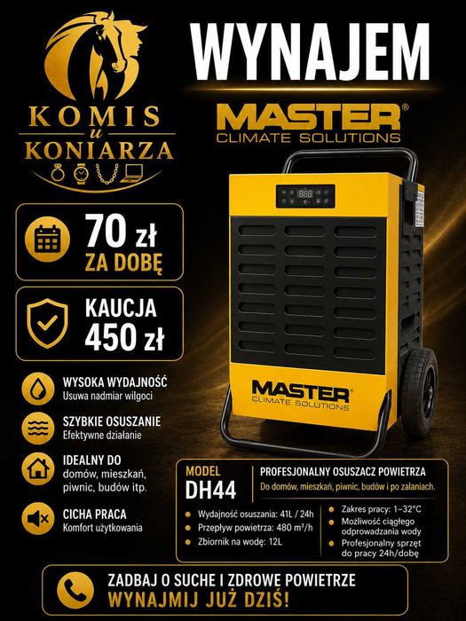 WYNAJEM Osuszacz Powietrza MasterDH44