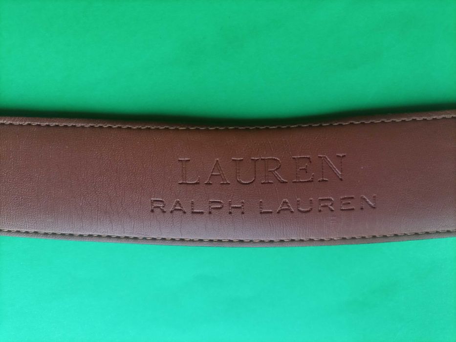 Lauren Ralph Lauren pasek męski skórzany