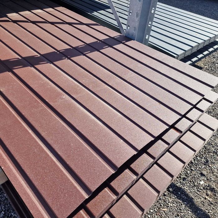Blachy trapezowe T7 TANIA blacha II gat GRAFIT RAL 7016  BRĄZ RAL 8017