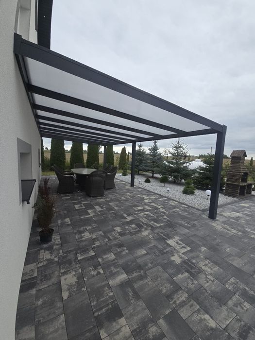 Zadaszenia tarasu. Ogrody zimowe. Wiaty garażowe.