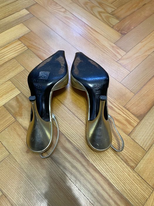 Слингбеки с декором Casadei туфли босоножки