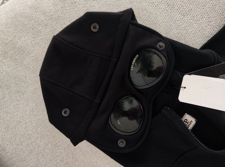 Зіп Худі CP Company - Чорна Кофта СП Компані - Худи Сипи Сіпішка