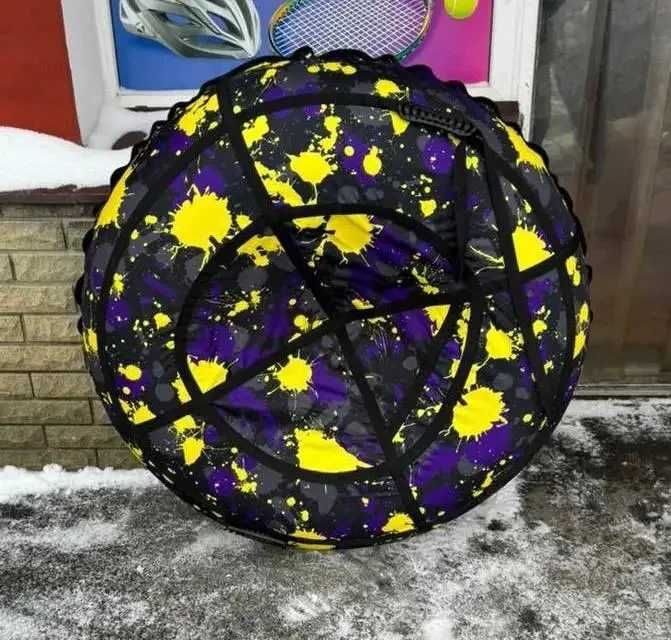 Надувні Санки - Ватрушка 100-120см Тюбинг Зірки 2026 З КАМЕРОЮ