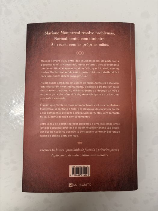 Vendo livro O Contrato de Mariano