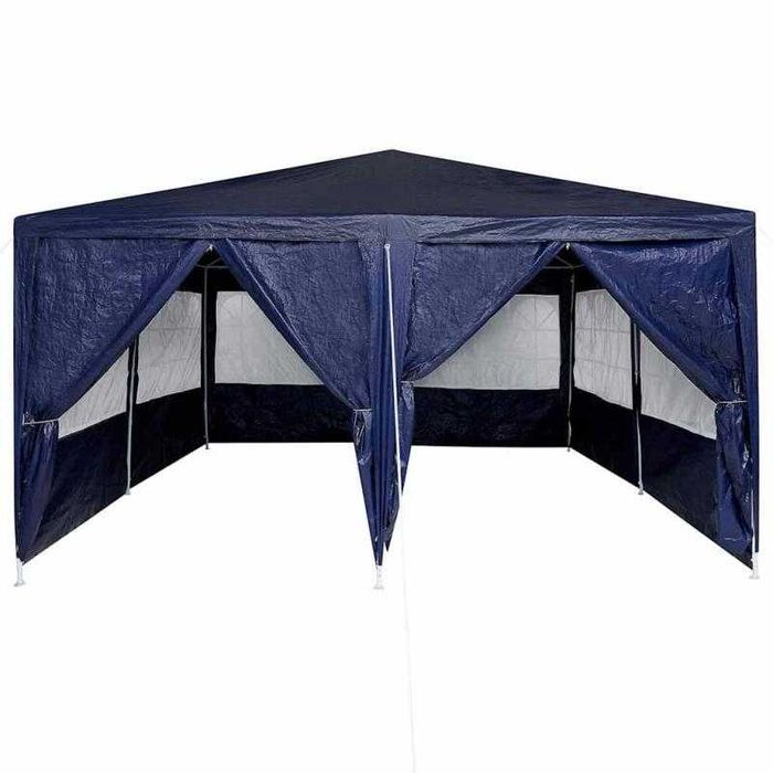 Tenda de Festa Azul e Branco 400x400x266 cm