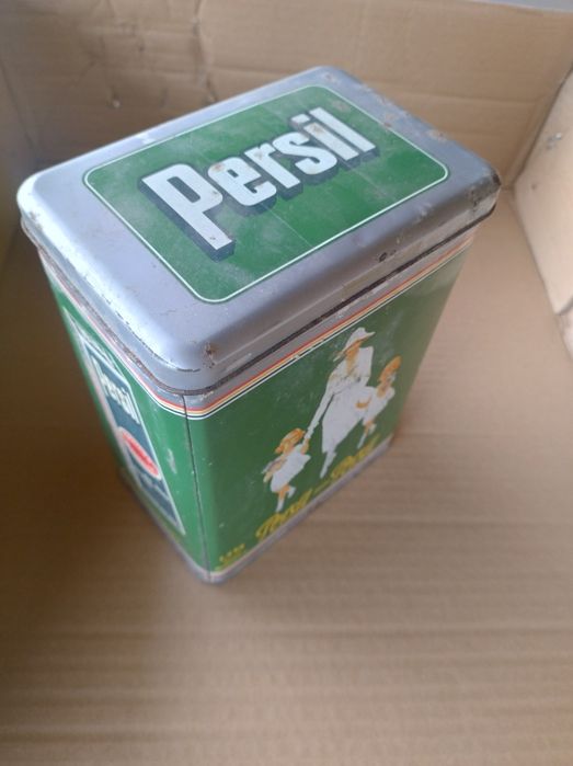Stara puszka metalowa PERSIL