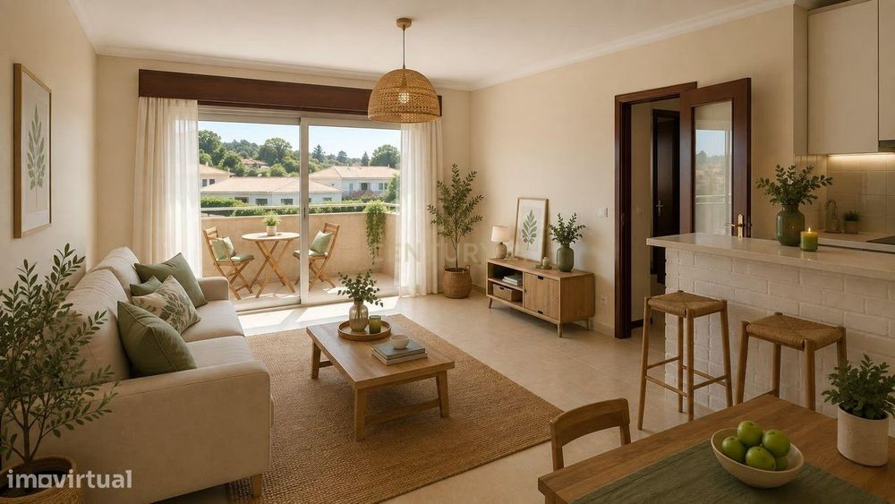 Apartamento Novo em Tamengos, Anadia - 1 Quarto com Varanda