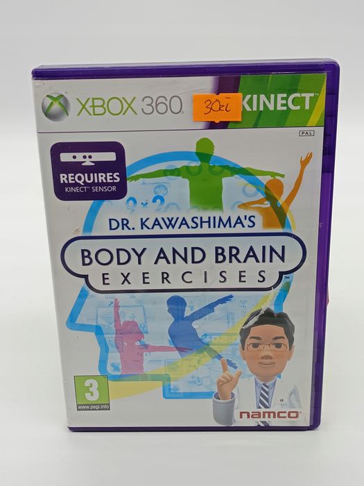 dr. kawashima's body and brain exercises microsoft xbox 360