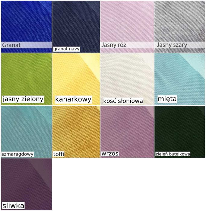 Poduszka z haftowanym monogramem. Inicjałem. Różne kolory i wzory.