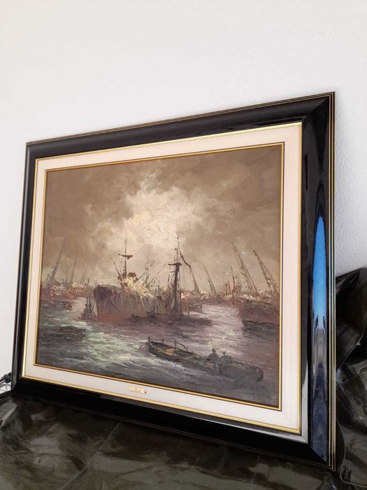 quadro de pintura a óleo pintor eskada