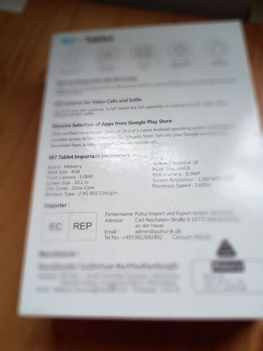 Tablet com teclado e rato