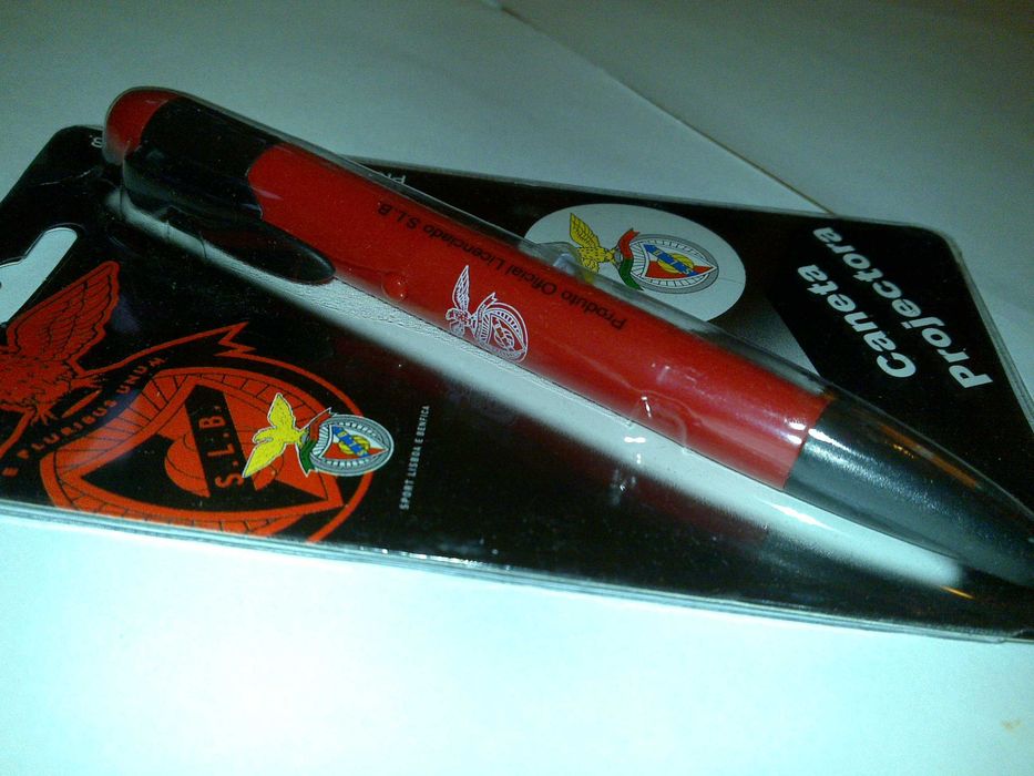 benfica (caneta projectora - produto oficial licenciado) novo