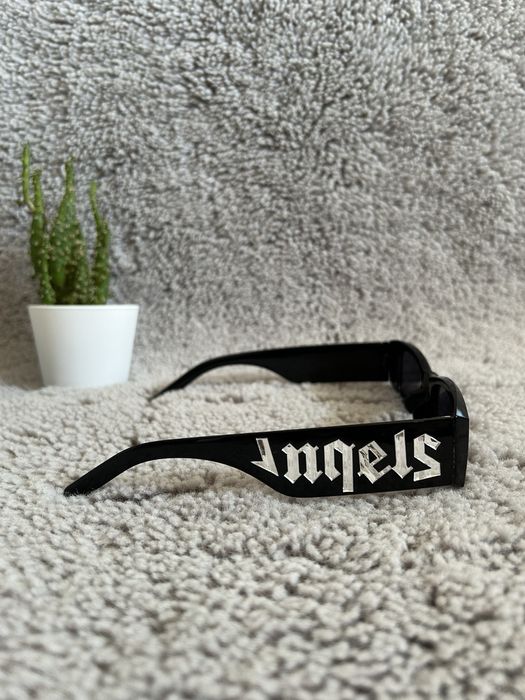 Okulary czarne Palm Angels