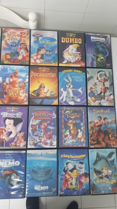 DVD´s de banda desenhada 96 unidades