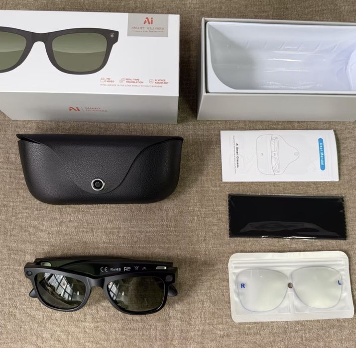 Смарт-окуляри AI smart-glasses  з камерою та AI помічником ray ben meta