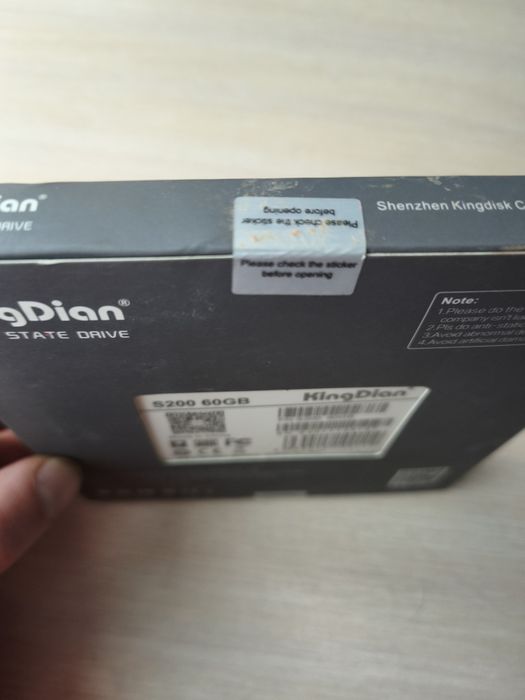 Накопичувач SSD KingDian S200 60 GB 2.5" SATA III