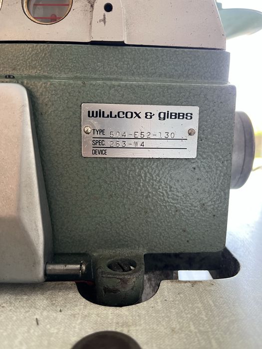 Willcox & Gibbs Máquina Corta e Cose Type 504-E52-130