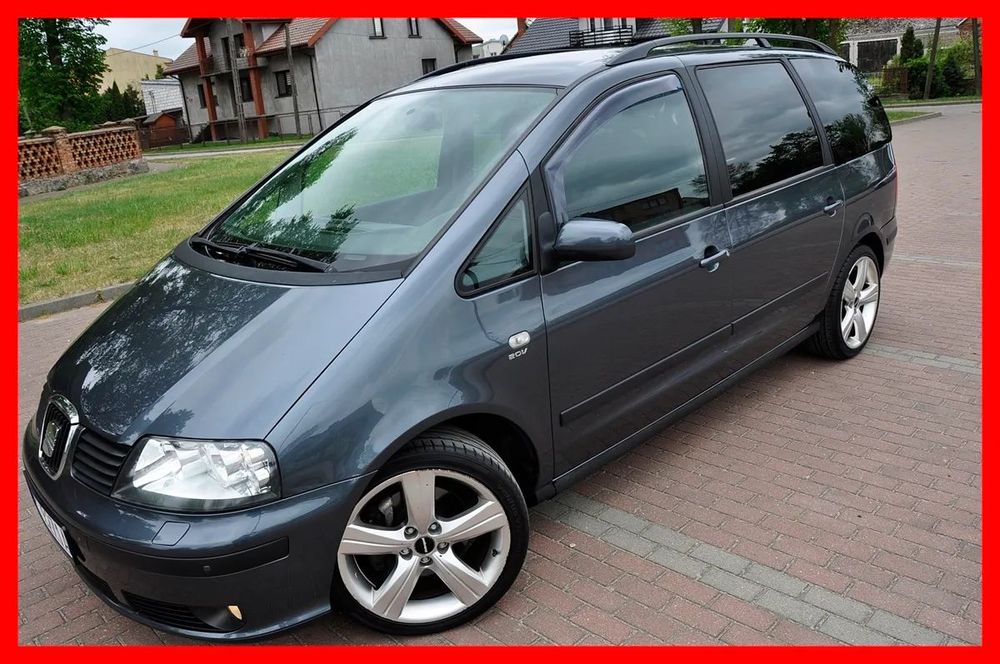Seat Alhambra 1.8 T. 150KM. Klimatronik Nawigacja Alufelgi 2xPc 7foteli
