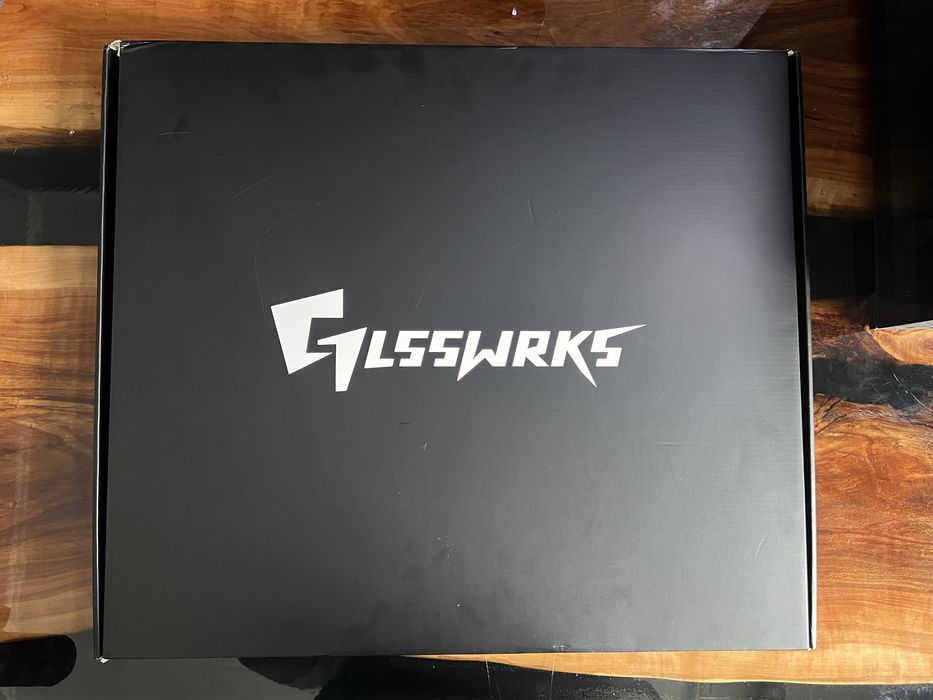 GLSSWRKS Kazemi Mousepad Premium Glass Limited Edition BLACK 490x420mm