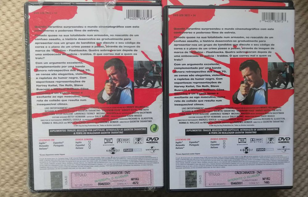 Cães Danados (Reservoir dogs) Tarantino