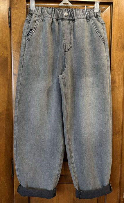 Широкі джинси бегі багі Baggy Baggi широкие серые джинсы багги  беги